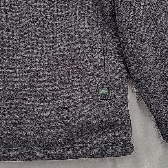 Orvis Mens Sherpa Lined Jacket Size XXL Soft Stretchy Knit Quarter Zip Pockets - Picture 3 of 14